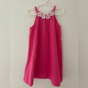 Gymboree pink a-line sleeveless dress, girl size 6